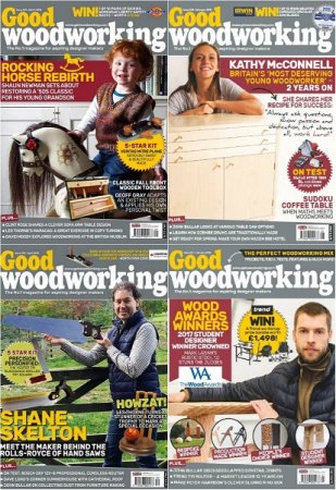 Обложка к Подшивка журналов Good Woodworking за 2018 год. Обновляемая