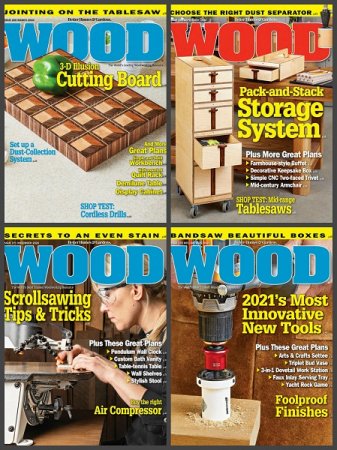Обложка к Подшивка журналов - Wood Magazine за 2020 год