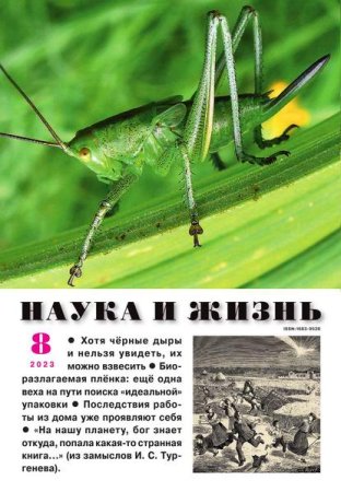 Обложка к Наука и жизнь №8 (август 2023)